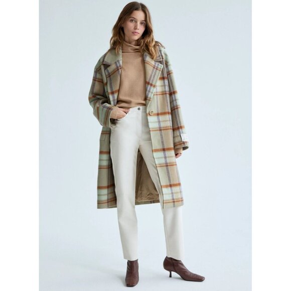 Aritzia WILFRED Cyprie Oak Merino Wool Dolman Mock Neck Sweater, Size XS - Picture 14 of 16